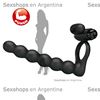 Anillo con vibrador para doble penetracion